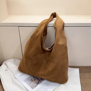 Sac Cabas en Suède pour Femmes Imprimé Léopard Grande Capacité Sac à Épaule Rétro Décontracté Navettage Sac Hobo Avec Fermoir Magnétique pour Streetwear Quotidien