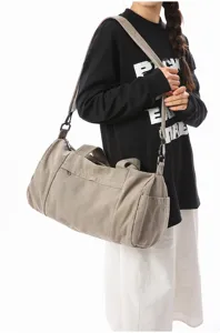 Casual canvas reistas voor vrouwen grote capaciteit reizende schouder tas mode