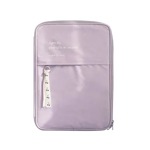Custodia per tablet viola stile coreano antiurto borsa per laptop 12.9 13.3 pollici mac