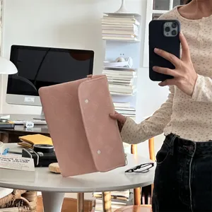 Rosa süße Herz Tablet Hülle 11 13 Zoll weiche Laptop Tasche ästhetische iPad Tasche