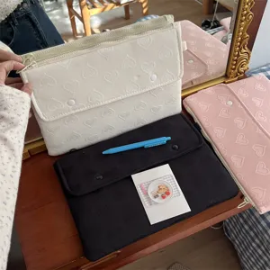 Koreanische ins Stil geprägte Herz Tablet Hülle 11 13 Zoll Laptop Aufbewahrung Tasche Schutzhülle