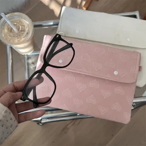 Koreanischer Stil Herz geprägte Tablet Hülle Laptop Tasche schützende Aufbewahrung 11 13 Zoll