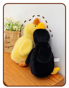 Cute plush duck toy soft stuffed animal doll home decor cute companion gift for kids