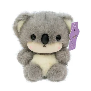 Cute grey koala plush toy soft stuffed animal doll lovely children gift room decor.