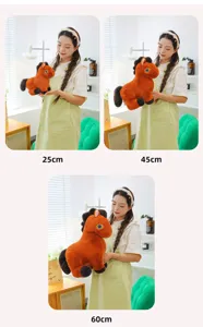 Cute floating star horse plush toy zodiac mascot doll for girlfriend birthday gift 25/45/60cm