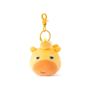 Simpatico divertente capibara peluche portachiavi morbido animale di peluche bambola regali