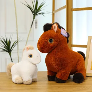Cute Floating Star Pony Plush Toy Stuffed Animal Soft Rag Doll Kids Birthday Gift Companion Toy