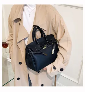 Damen Handtasche hochwertige Textur Herbst Mode Shopper große Kapazität Umhängetasche Bag