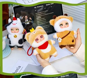 Mignon animal vinyle peluche poupée pendentif porte-clé jouet moelleux cadeau style