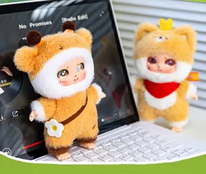 Mignonne poupée en peluche vinyle boîte mystère figurine animal de dessin animé décoration de bureau