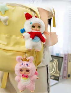 Süße Plüsch Puppe Schlüsselanhänger, Cartoon kleiner Träumer Anhänger für Rucksack, weich.