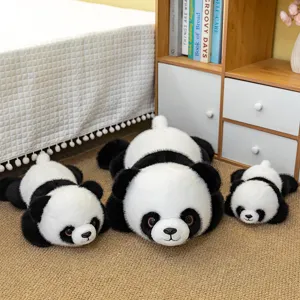 Tierno panda de peluche suave almohada de abrazo kawaii animal de peluche decoracion