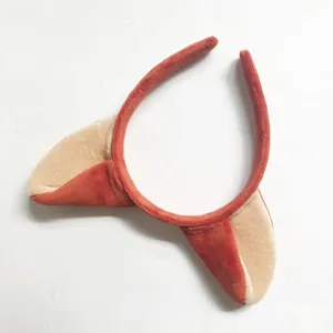 Schattige cartoon vos oren haarband pluche dier cosplay feest foto haaraccessoires.