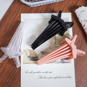 Hair root volumizing clips for fringe bangs, plastic styling tools for women daily use.