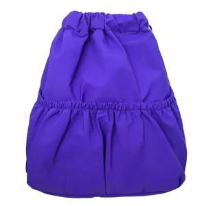 Sac à dos cordon nylon violet loisirs léger sport voyage sac de rangement quotidien
