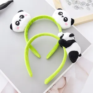 Schattig Pluche Panda Haarband Cartoon Dier Haarring Stijl Vrouwen Reizen Dagelijks Haaraccessoires