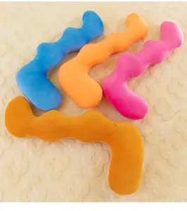 Dopamine wave long pillow soft plush leg support cushion colorful comfortable home decor item