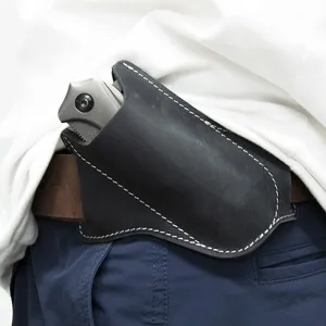 Outdoor Sport Gürteltasche PU Leder EDC Werkzeugtasche Gürtelschlaufe Klappmesser Scheide Multifunktionale Aufbewahrungstasche