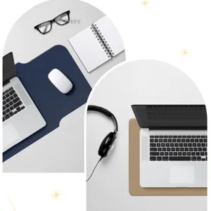 PU leather desk mat waterproof large mouse pad office keyboard pad computer desktop organizer