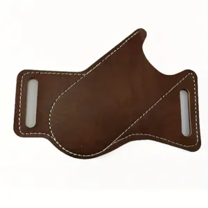 Widerstandsfähiges Leder EDC Messer Gürtel Holster Outdoor Multifunktionswerkzeug