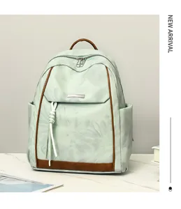 Γυναικεία τσάντα πλάτης μόδας casual, vintage εκτύπωση oxford ελαφρύ ταξίδι σχολείο.