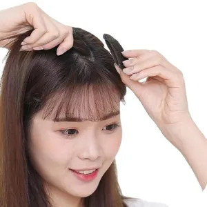 Schwarzes Haarvolumenkissen Schwamm Haarwurzel Volumizer fuer unsichtbares Styling.