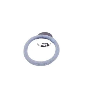 Light blue elastic hair band simple thick soft scrunchie daily hair accessories for women girls