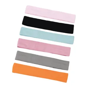 Knitted sports sweat headband set, elastic wide hair bands for running, fitness and yoga.