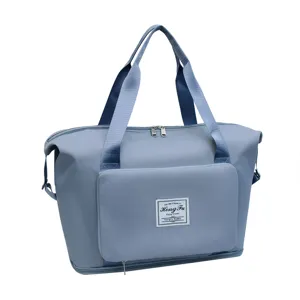 Large capacity foldable travel bag women portable waterproof duffel luggage bag storage