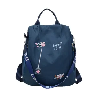 Women casual backpack large capacity anti-theft school bag stylish daily commuting tote
