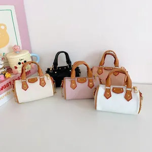 Children cute mini pillow shoulder bag fashionable children crossbody handbag purse