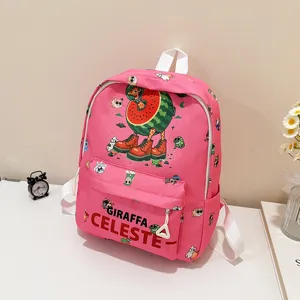 Cute cartoon children backpack large capacity school bag for kindergarten primary students