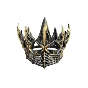 Middeleeuwse Koning Kroon Halloween Masquerade Feest Cosplay Rekwisitoire Gotische Tiara