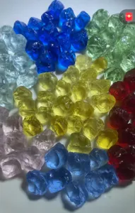 Bunte rohe Kristallsteine DIY Kristallsplitter lose Perlen für handgemachte Schmuckherstellung Armband