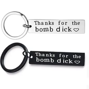 Edelstahl Lustige Herz Schlüsselanhänger Für Paare Schriftzug Auto Schlüsselanhänger Einzigartiges Humorvolles Geschenk