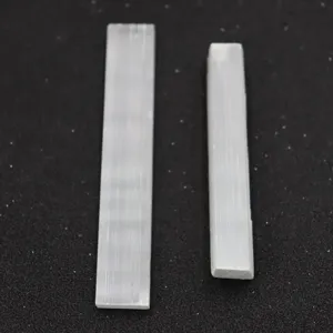 Natural white selenite crystal raw stone columnar ornament crystal specimen for home decor