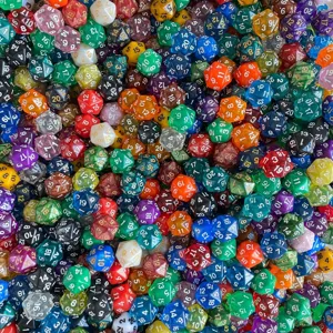 Bulk polyhedral dice set colorful multi-sided dice for tabletop board games roleplaying