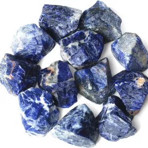 Piedra de Lapislázuli Natural en Bruto para Difusor de Aromaterapia Cristal Decorativo para el Hogar Piedra de Energía Mineral Irregular