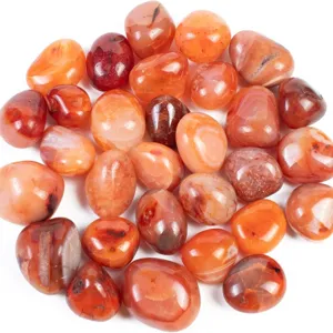 Natural Red Agate Tumbled Stones Crystals Crushed Crystals For Fish Tank Flowerpot Decoration Aromatherapy Diffuser Cleansing Stones Yoga Ornaments