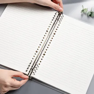 Loose Leaf Notebook B5 A5 A4 Binder Journal Refillable Notepad Dowling Paper Writing Diary Office School Supplies