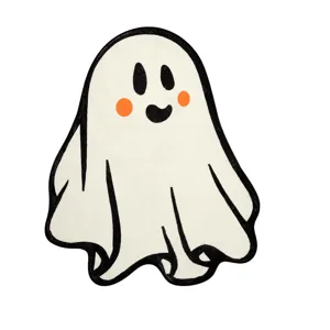 Primer plano detallado de la bonita alfombra de fantasma con textura de terciopelo suave.