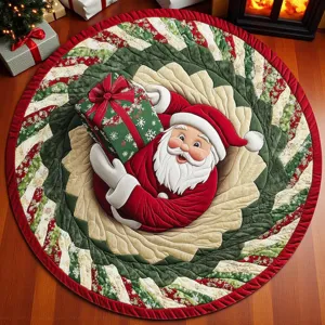 Amerikanischer Weihnachtsbaum Rock Teppich weich Pluesch festliche Inneneinrichtung Matte
