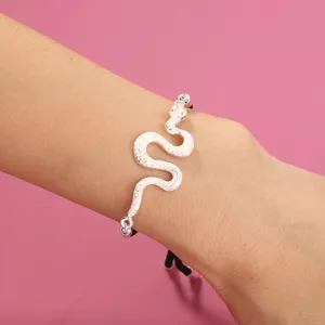 Modischer ins Stil süßer Tier Schlangen geformter verstellbarer Armreif für trendigen Schmuck
