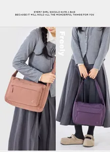 Bolso cruzado casual para mujer, bolso de hombro minimalista de gran capacidad