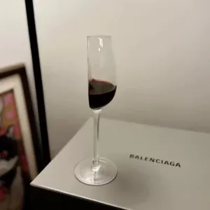 Creative Half Glass Wine Glass Unique Design Goblet Champagne Glass Light Luxury Glassware For Home Party Gift