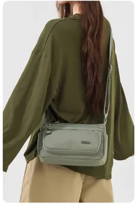 Damen Nylon Umhängetasche lässige Mehrfache Taschen Schultertasche leicht Reise Handtasche