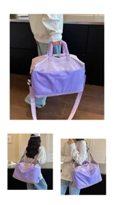 Grand sac de voyage de sport, sac de bagages léger et portable pour courts voyages.
