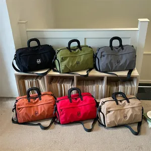 Large capacity travel duffel bag versatile gym shoulder bag for daily sports use