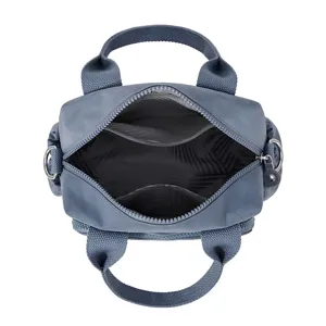 Sac Bandoulière Multicouche en Nylon pour Femme Hydrofuge Sac à Épaule Décontracté Sac à Main Polyvalent avec Multi-poches Bandoulière Réglable Sac de Voyage Grande Capacité