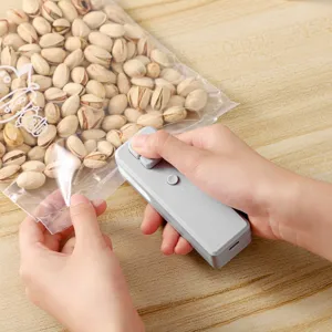 Mini macchina sigillatrice termica ricaricabile portatile per sacchetti di plastica domestica